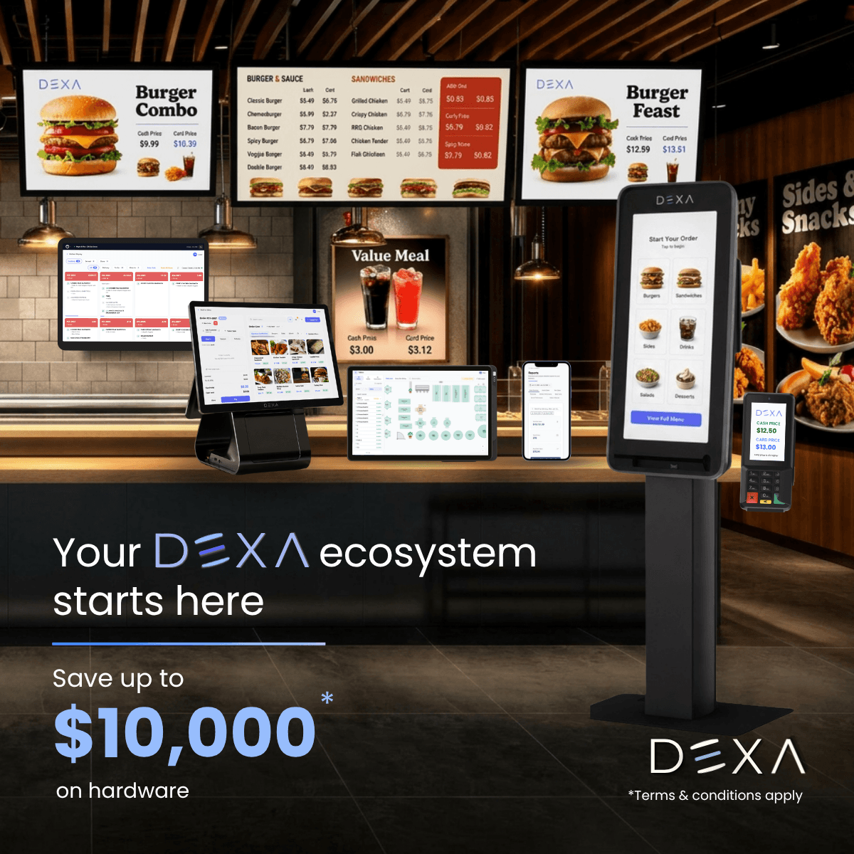 Dexa POS for restaurants by Mtechistributors